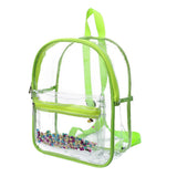 Mochila transparente confortável para uso diário infantil