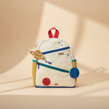 Mochila Pequeno Explorador™ infantil de lona com estampa de planetas