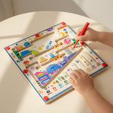 Labirinto Magnético Kids tema Caçador