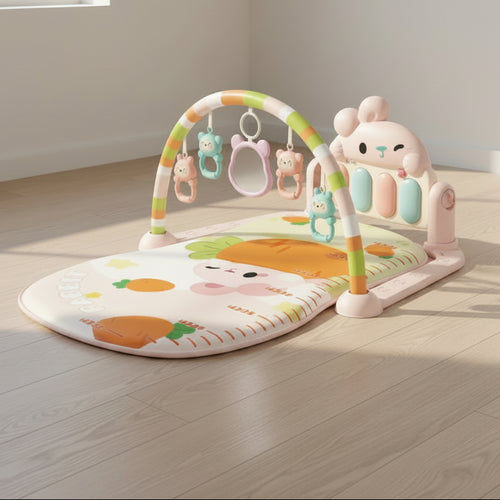 Tapete de atividades para estimular o desenvolvimento sensorial do bebê