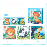 Quebra-cabeça magnético para desenvolver criatividade e raciocínio lógico