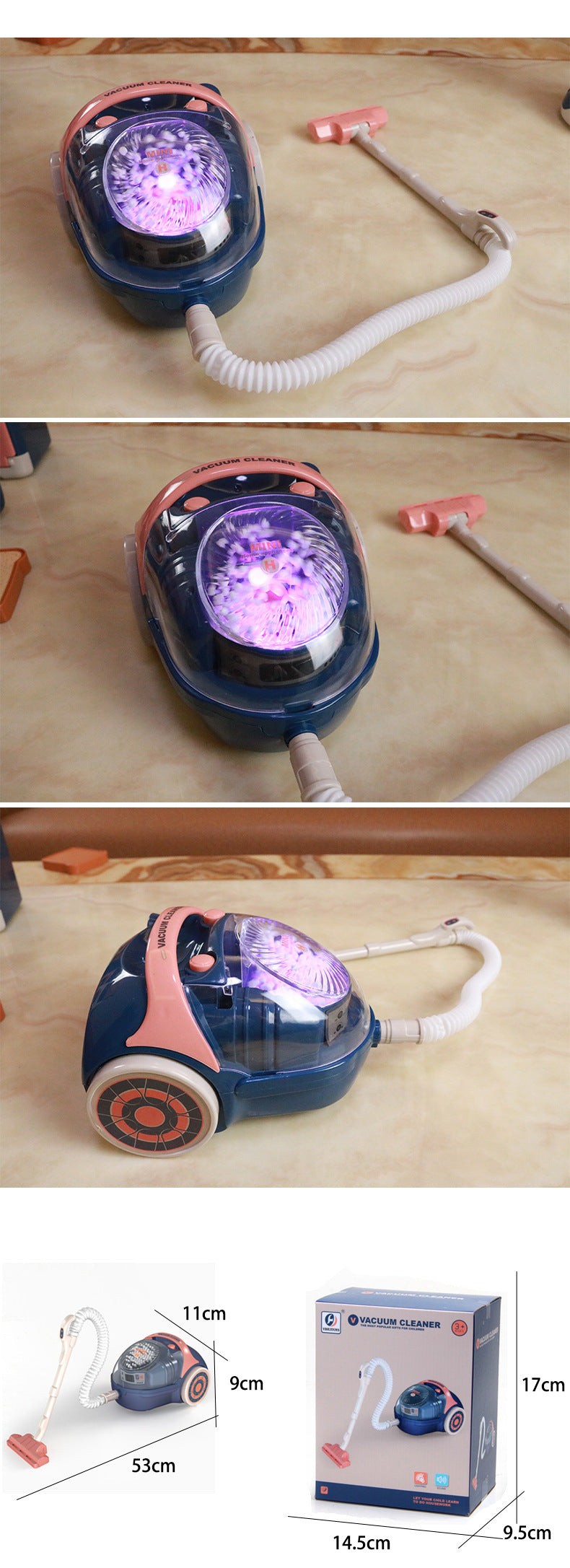 Los niños transfronterizos juegan a la casa de simulación iluminación eléctrica vida pequeños electrodomésticos lavadora exprimidor máquina de café juguete