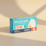 Detalhe das 28 cartas do Jogo de Soletrar em Madeira