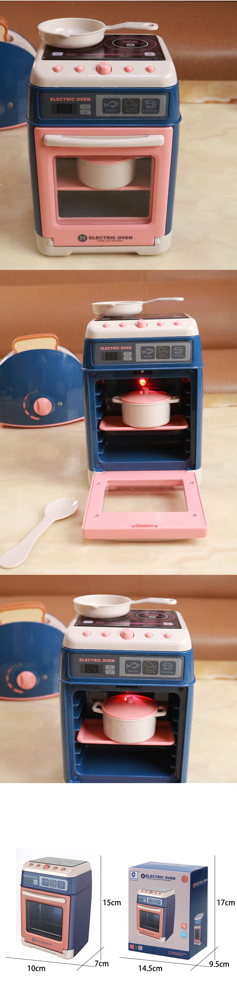 Los niños transfronterizos juegan a la casa de simulación iluminación eléctrica vida pequeños electrodomésticos lavadora exprimidor máquina de café juguete