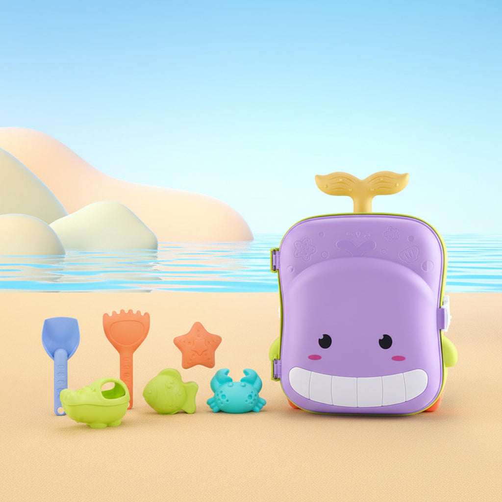 Kit de brinquedos para brincar na praia e na caixa de areia