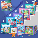 MagBook Trio Mágico livro quebra-cabeça magnético 3 em 1