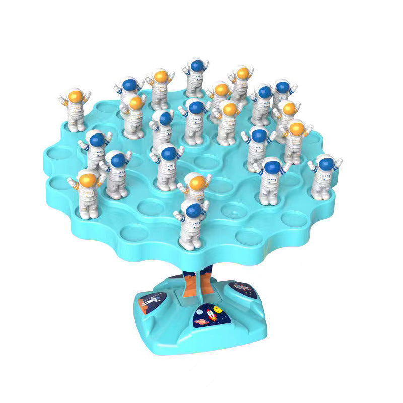 Crianças jogando Spaceman Balance em família