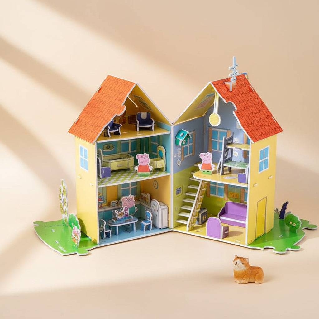 Peppa Pig™ Monta & Descobre 3D puzzle educativo para crianças