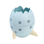Porta-caneta OvoDino em tamanho real, 10 cm por 11,5 cm