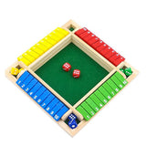 Jogo Number Flop de matemática em madeira para crianças e famílias