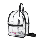 Mochila escolar em PVC com grande capacidade de armazenamento