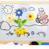 Brinquedo educativo de madeira para desenvolver criatividade e lógica
