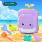Bolsa baleia para brinquedos de areia infantil