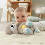 Lontrinha Naninha™ pelúcia respiratória para acalmar bebês