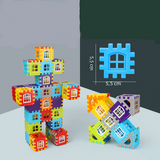 Estrutura montada com os blocos grandes GeniusBlocks