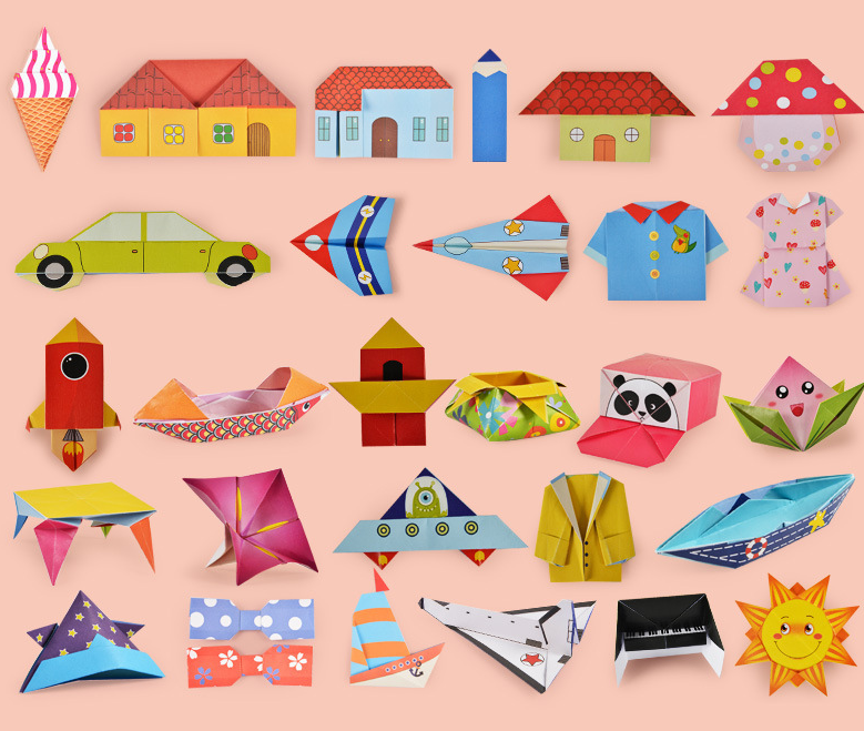 Kit de Origami Infantil – 54 Padrões + Livro
