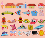 Kit de Origami Infantil – 54 Padrões + Livro